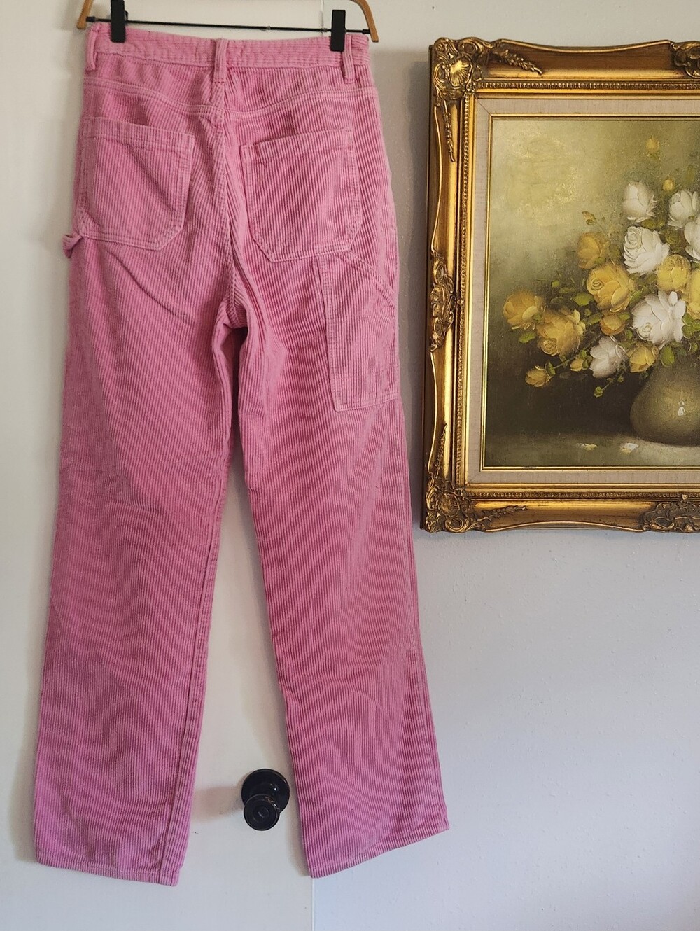 PacSun Pink Corduroy 90's BF Carpenter Pants (27) - Picture 5 of 9
